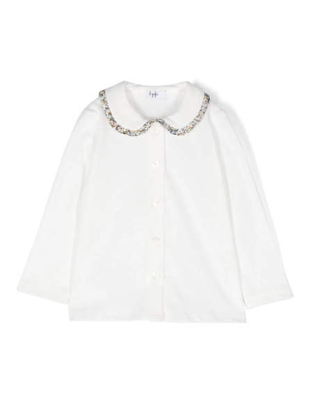  Il Gufo Ruffled-trim Shirt - White 