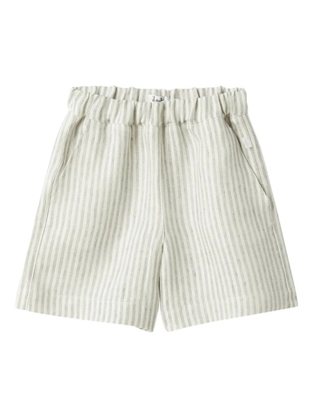 Il Gufo Striped Shorts - White 