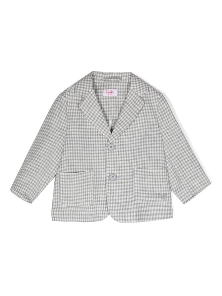  Il Gufo Textured-finish Cotton Blazer - Grey 