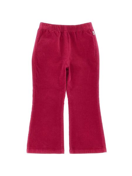  Il Gufo Velvet Trousers - Pink 