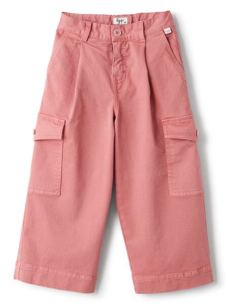  Il Gufo Wide-leg Cargo Trousers - Pink 
