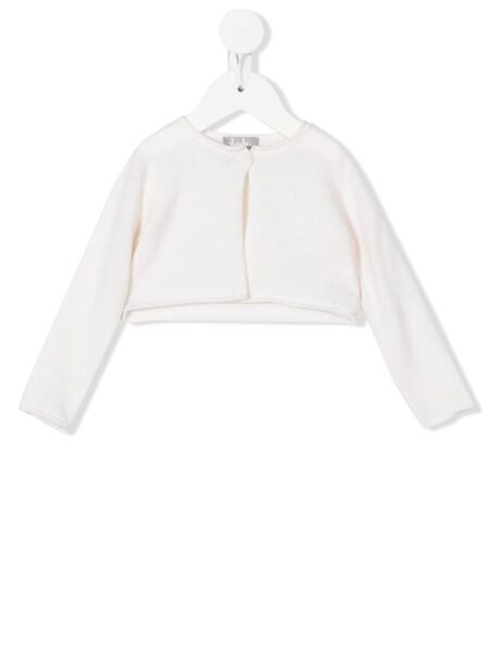  Il Gufo Wool Button-fastening Cardigan - White 