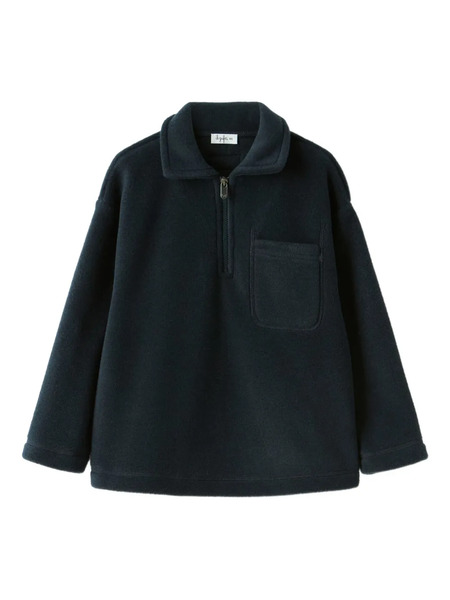 Il Gufo Zip Pocket Top - Blue 