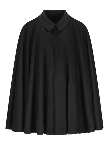  Il Tabarro Wool Cape - Black 
