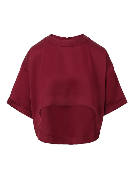  Il Volo Cropped Short-sleeve T-shirt - Red 