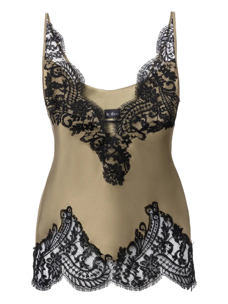  Il Volo Gia Lace-details Blouse - Green 