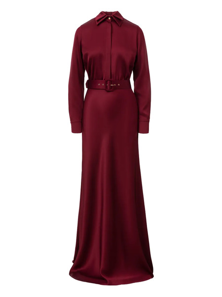  Il Volo Kate Belted Maxi Dress - Red 