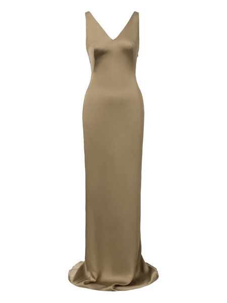  Il Volo Lavina V-neck Maxi Dress - Green 