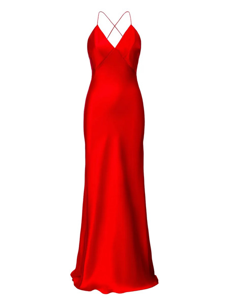  Il Volo Muse Sleeveless Maxi Dress - Red 
