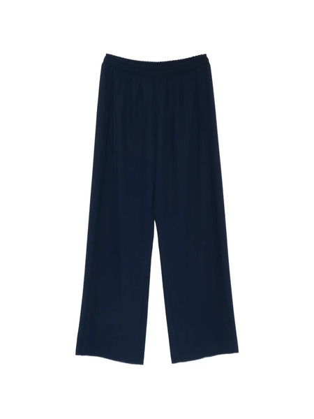  Imperial Elasticated-waistband Palazzo Pants - Blue 