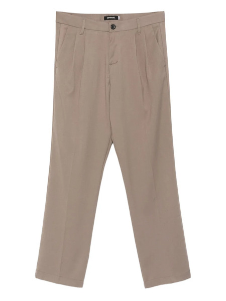  Imperial Pleated Cotton Trousers - Neutrals 