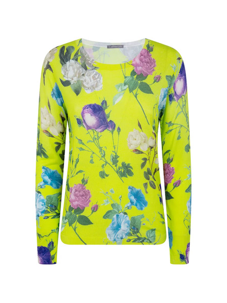  In Bed With You Floral-print Sweater - Yellow 
