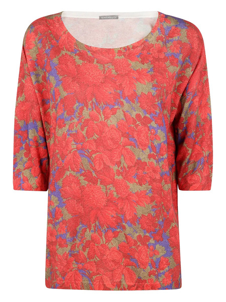  In Bed With You Floral-print T-shirt - Red 