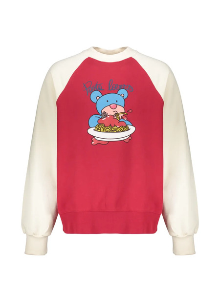  Inbetweeners Printed Long-sleeve Sweatshirt - Red 