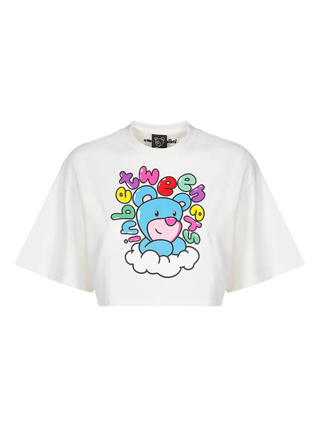  Inbetweeners Teddy-print T-shirt - White 