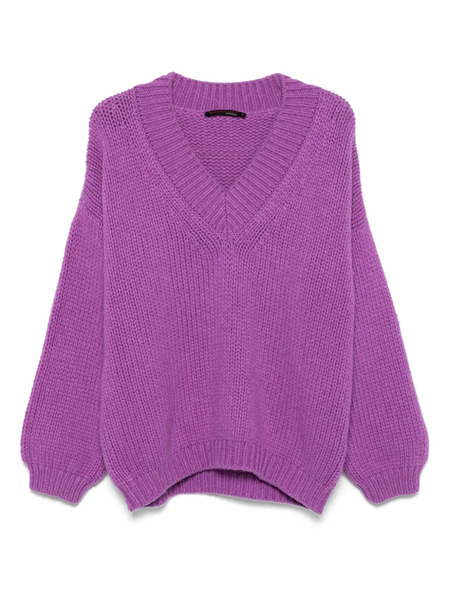  Incentive! Cashmere Cashmere Sweater - Purple 