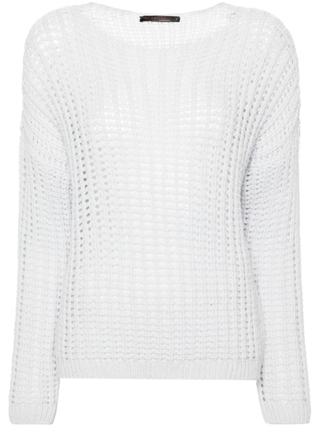  Incentive! Cashmere Open-knit Cashmere Jumper - Blue 