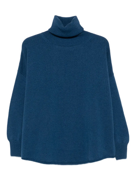  Incentive! Cashmere Turtleneck Cashmere Sweater - Blue 