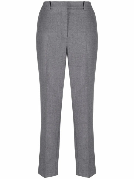  Incotex Cropped Straight Leg Trousers - Grey 