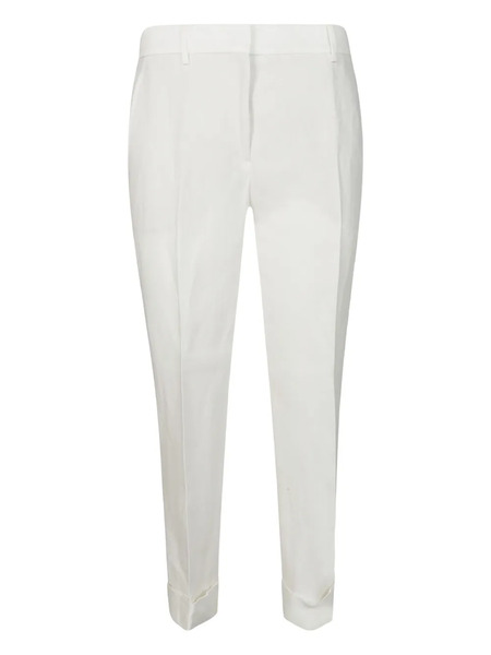  Incotex Cuffed-ankles Trousers - White 