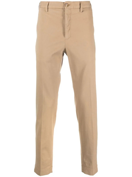  Incotex Low-rise Straight-leg Trousers - Neutrals 