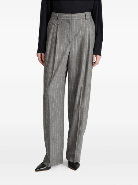  Incotex Pinstripe Trousers - Grey 