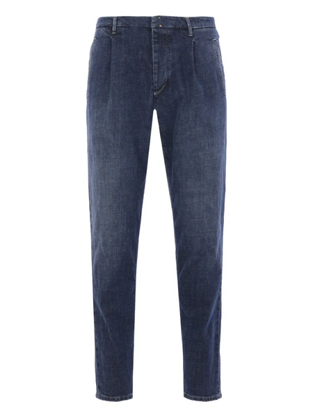  Incotex Pleated Denim Jeans - Blue 