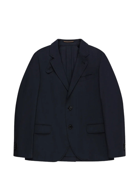  Incotex Throat-latch Single-breasted Blazer - Blue 