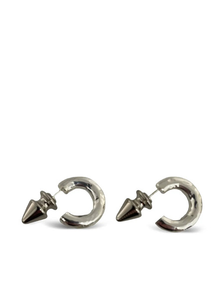  Innerraum Spike Hoop Earrings - Silver 