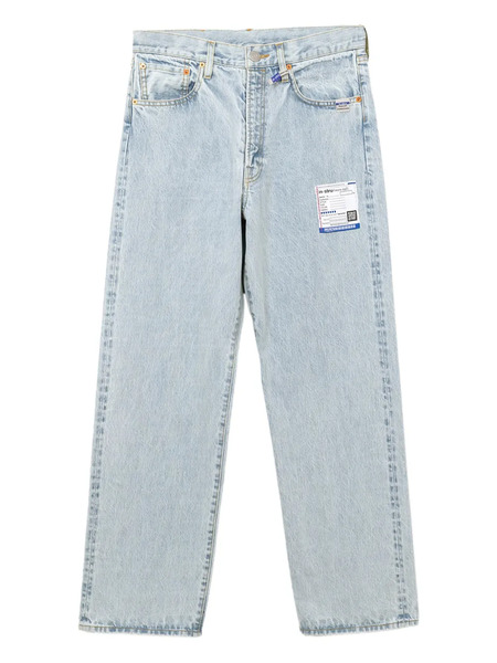  In･stru(men-tal). Bleached Jeans - Blue 