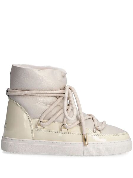  Inuikii Leather Lace-up Boots - White 