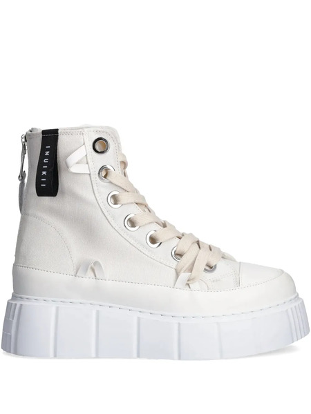  Inuikii Matilda Canvas High Sneakers - White 