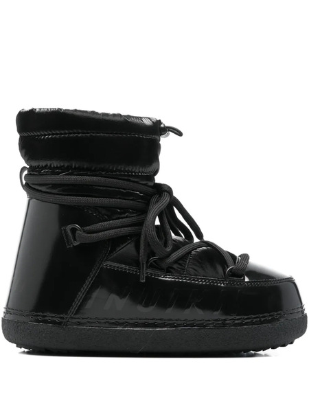  Inuikii Mountain Metallic Lace-up Padded Boots - Black 