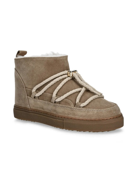  Inuikii Rope-detail Fleece-lining Boots - Neutrals 