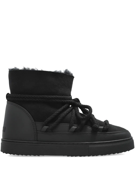  Inuikii Rope-laces Lined Ankle Boots - Black 