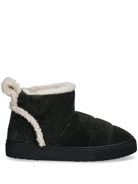 Inuikii Suede Ankle Boots - Black 