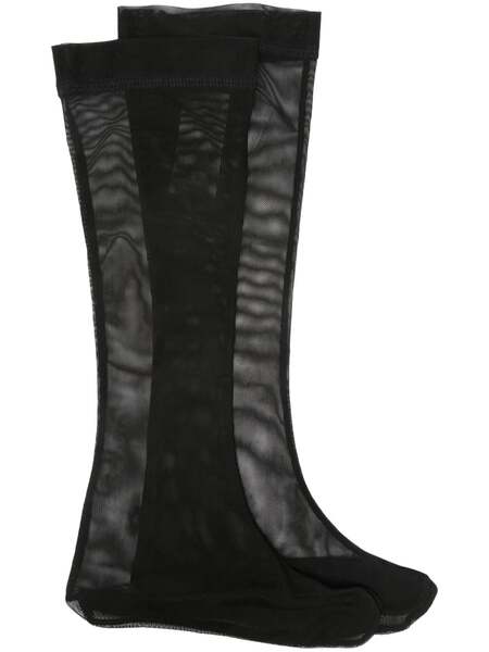  Ioana Ciolacu Split-toe Mesh Socks - Black 