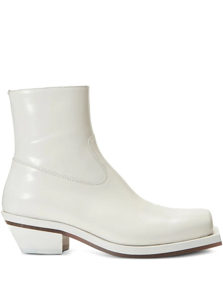  Ion 60mm Square-toe Zip Boots - White 