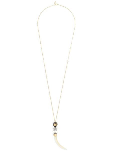  Iosselliani Club Africana Pendant Necklace - Gold 