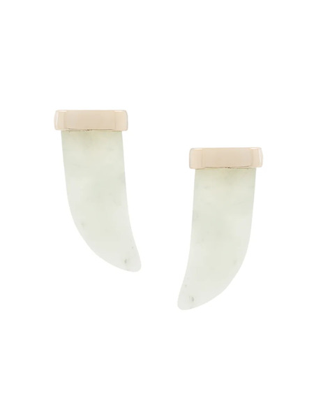  Iosselliani Elegua Horn Earrings - Metallic 