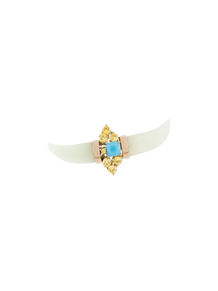  Iosselliani Elegua Single Horn Earring - Metallic 