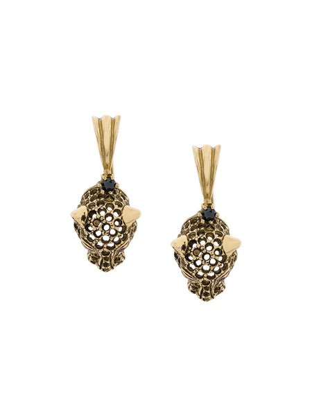  Iosselliani Puro Cheetah Earrings - Metallic 