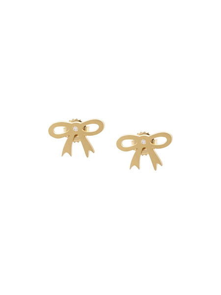  Irene Neuwirth 18kt Yellow Gold Bow Stud Earrings 