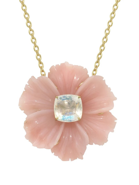  Irene Neuwirth Tropical Flower Necklace - Gold 