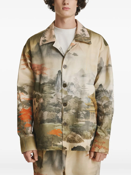  Irina Voinea Japanese Overshirt - Green 