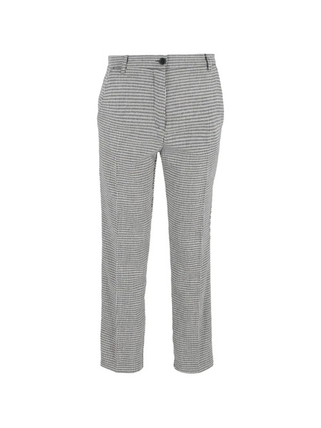  Iris & Ink Patterned Trousers - White 
