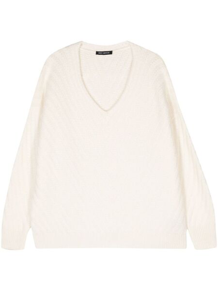 Iris Von Arnim Canton Sweater - White 