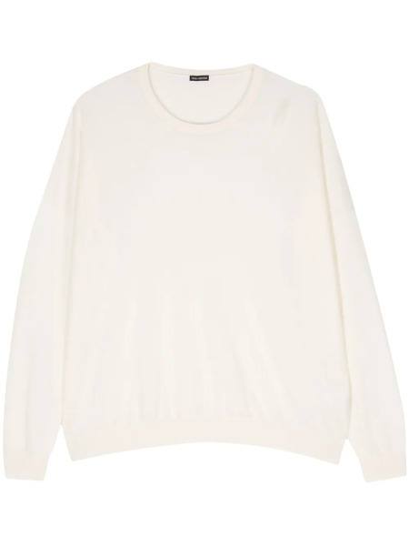  Iris Von Arnim Lanett Sweater - White 