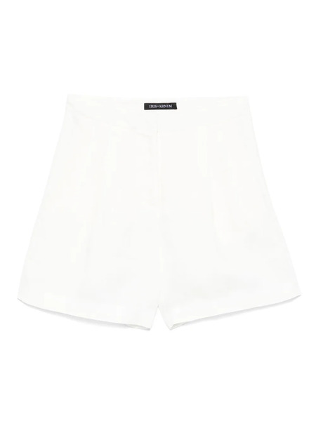  Iris Von Arnim Linen Shorts - White 