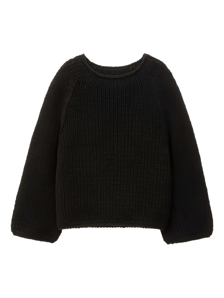  Iris Von Arnim Raglan-sleeve Sweater - Black 